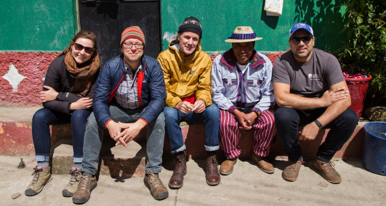 The group of researchers in Guatemala, ready for fieldwork.