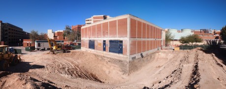 Panoramic view of the construction site: 2