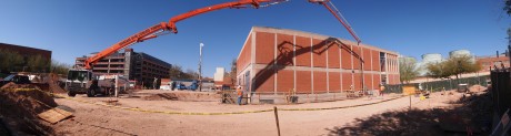 Panoramic view of the construction site: 4