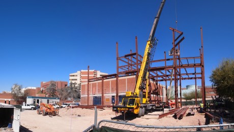 Panoramic view of the construction site: 9