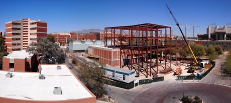 Panoramic view of the construction site: 13