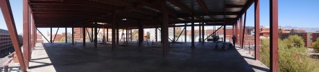 Panoramic view of the construction site: 16