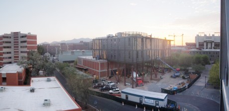 Panoramic view of the construction site: 20