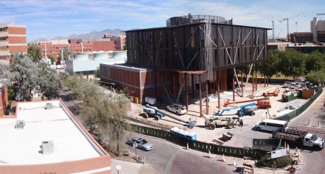 Panoramic view of the construction site: 24