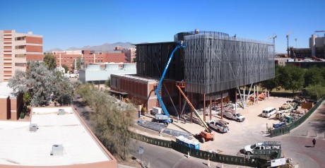 Panoramic view of the construction site: 25