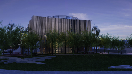 3D rendered image of the building: 4