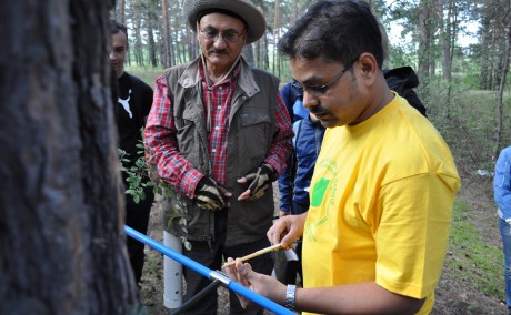 Coring at the 2013 International Summer School (Russia)