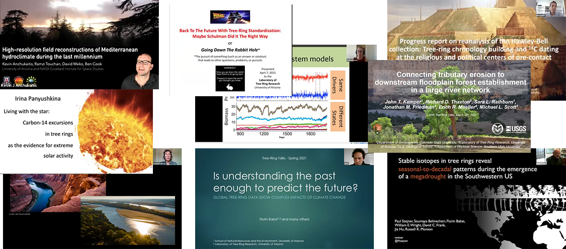 Summary images from just some of the talks during 2020–2021.